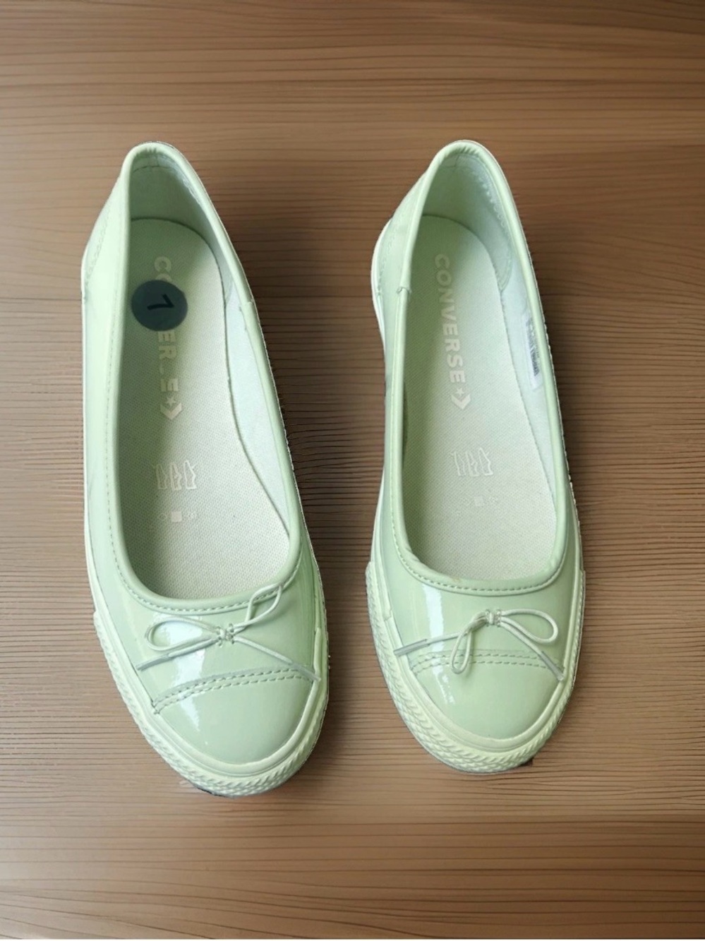Converse  Dainty Ballerina Patent Leather  Flats with Bow|Surplus Mint NWOT~7